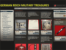 Tablet Screenshot of germanreichmilitarytreasures.com